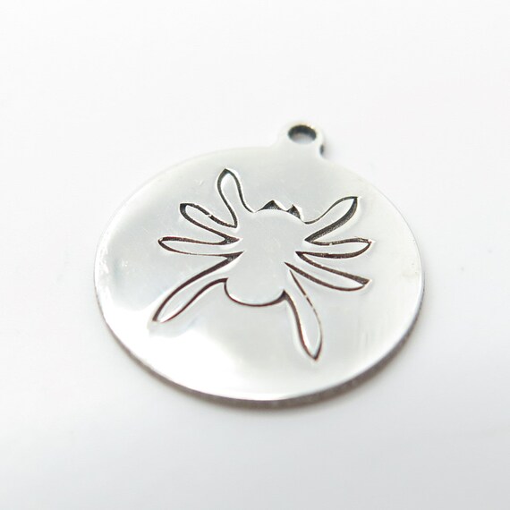 925 Sterling Silver USA Two In Town Spider Charm … - image 4