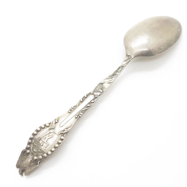 Vtg Signed 925 Sterling Silver US Capitol Washington DC Spoon