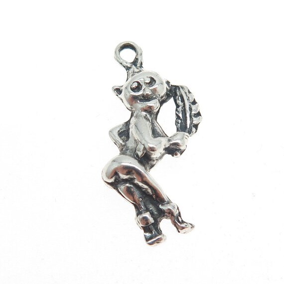 925 Sterling Silver Vintage Cornish Pixie Elf Goo… - image 4