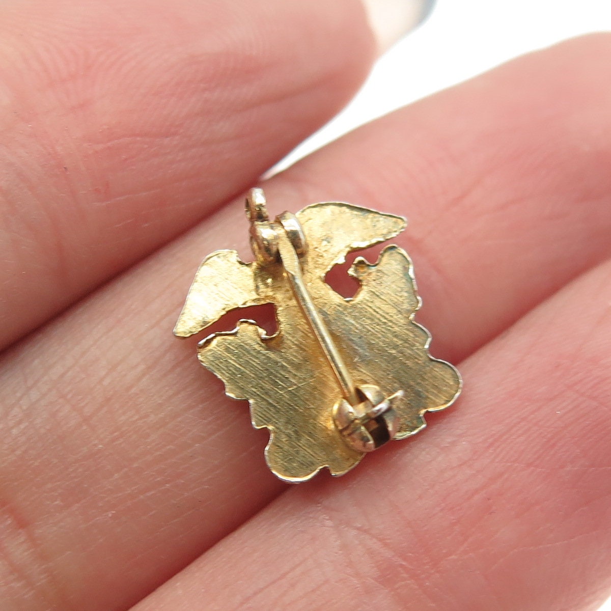 925 Sterling Silver Gold Plated Antique WWII US Navy Eagle 925 Sterling Silver Gold Plated Antique WWII US Navy Eagle