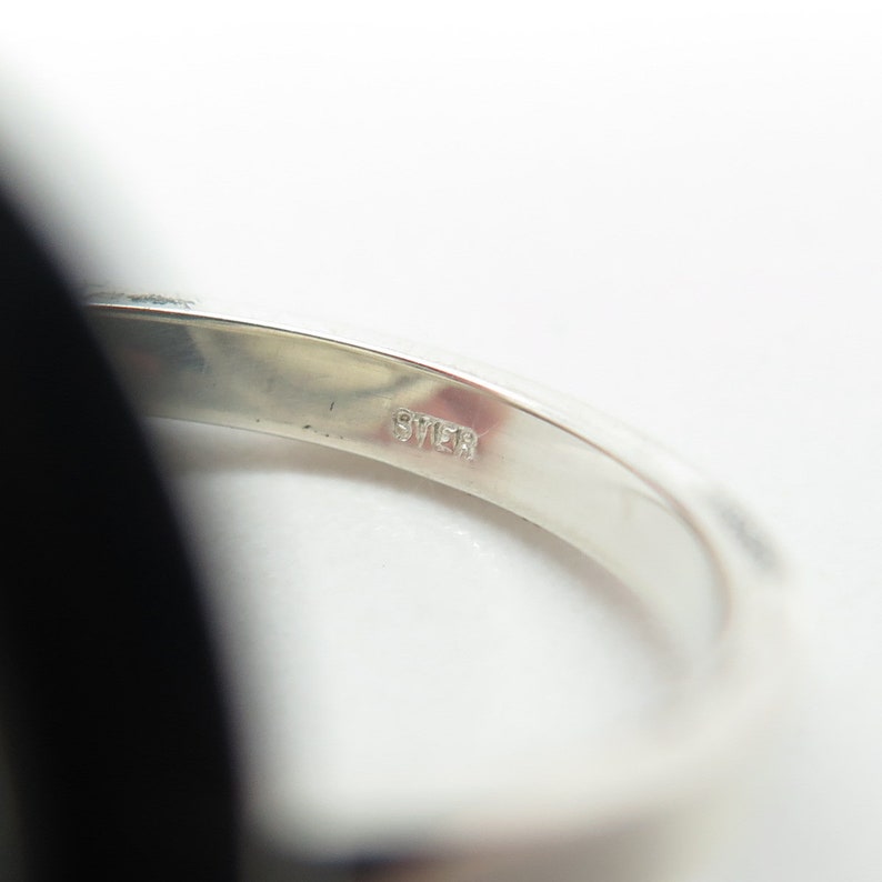 Old Pawn Sterling Silver Vintage Southwestern Turquoise Concho Ring