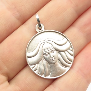800 Silver Vintage Apple Design Charm Pendant - Etsy