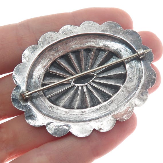 Old Pawn 925 Sterling Silver Vintage Southwestern Con… - Gem