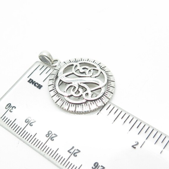 925 Sterling Silver Vintage Celtic Pendant - image 3