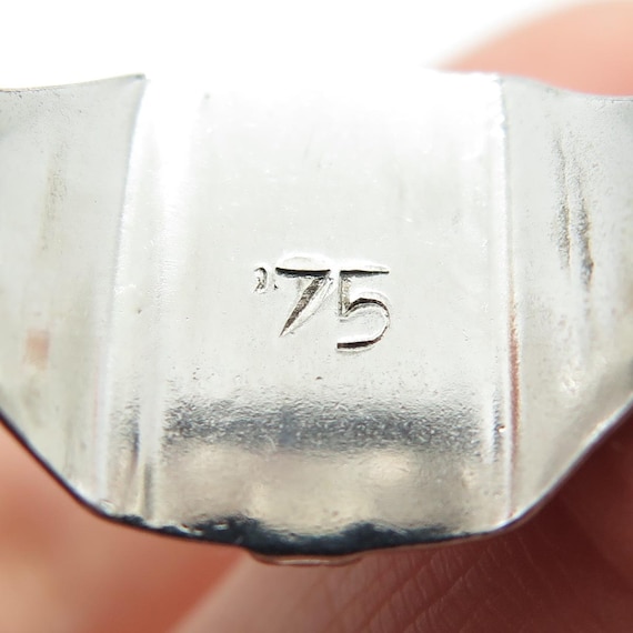 SK and F 925 Sterling Silver Vintage 1975 Enamel MJ S… - Gem