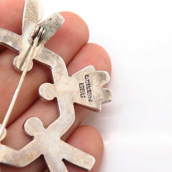 925 Sterling Silver Vintage Mexico Symbol of Unity Pi… - Gem