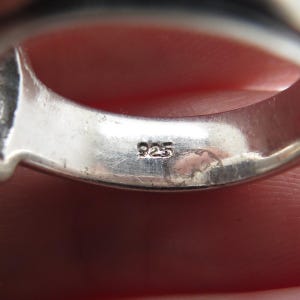 BRIGHTON 925 Sterling Silver Vintage Butterfly Oxidized Ring Size 5 image 8