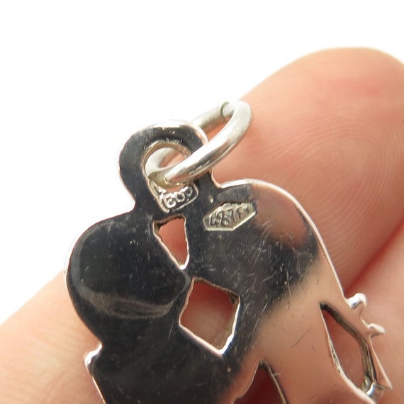 800 Silver Vintage Boy and Girl Love Kiss Design … - image 5