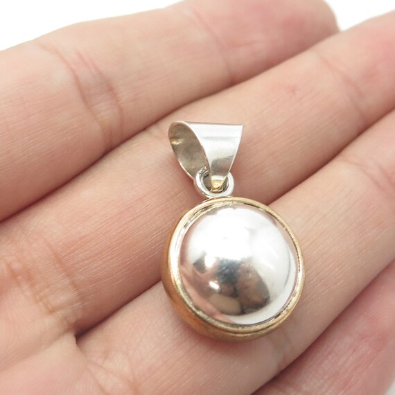 Vintage Mexican Sterling Silver Pendant Necklace Mixed