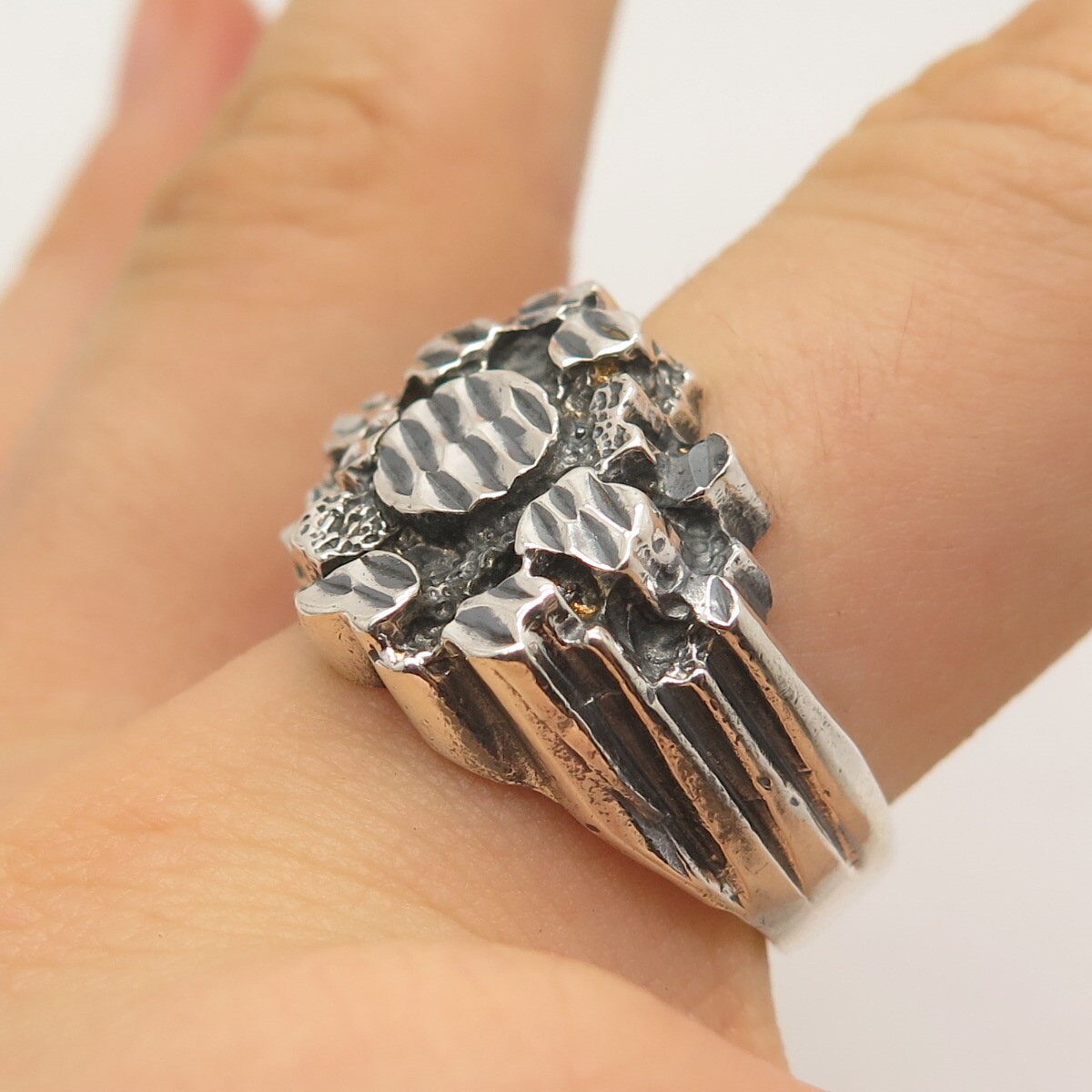 nanagu four hoops ring silver925
