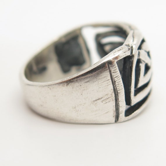 925 Sterling Silver Vintage Celtic / Viking Knot … - image 5