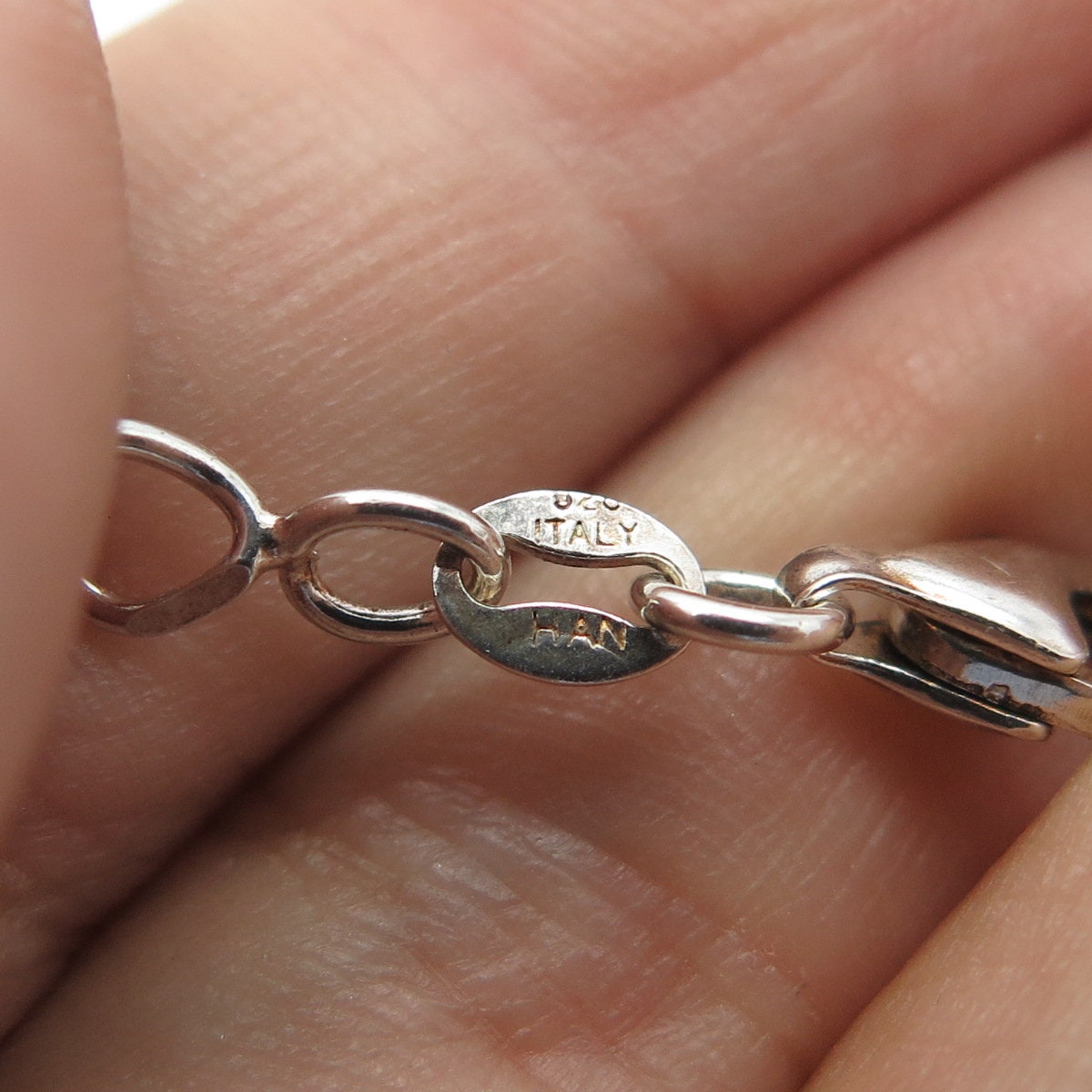 アクセサリー Vintage Italian Silver Bracelet Vintage Italian Designer Sterling Silver Chain Bracelet | eBay