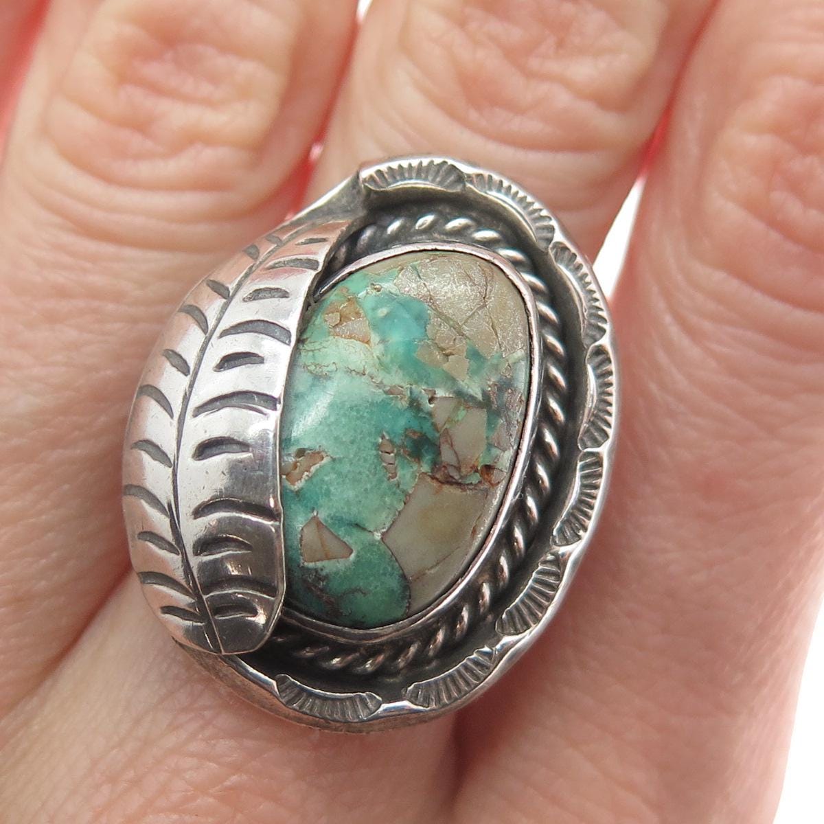 R. MARTINEZ Old Pawn 925 Sterling Silver Vintage Real