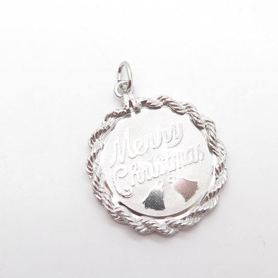 925 Sterling Silver Vintage Elco Merry Christmas … - image 5