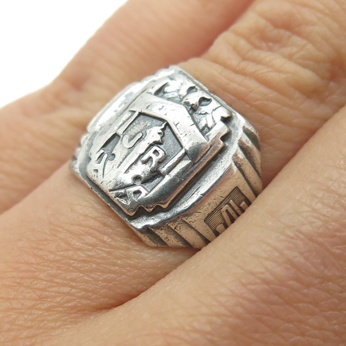 BALFOUR 925 Sterling Silver Antique 1941 JR High School Ring BALFOUR 925 Sterling Silver Antique 1941 JR High School Ring
