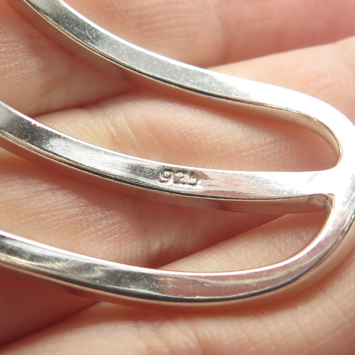 925 Sterling Silver Vintage Wavy Adjustable Cuff Bracelet 925 Sterling Silver Vintage Wavy Adjustable Cuff Bracelet