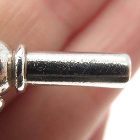 RALPH LAUREN 925 Sterling Silver Vintage Cuban Chain Toggle Clasp
