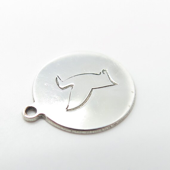 925 Sterling Silver USA Two In Town Penguin Charm Pendant View 6