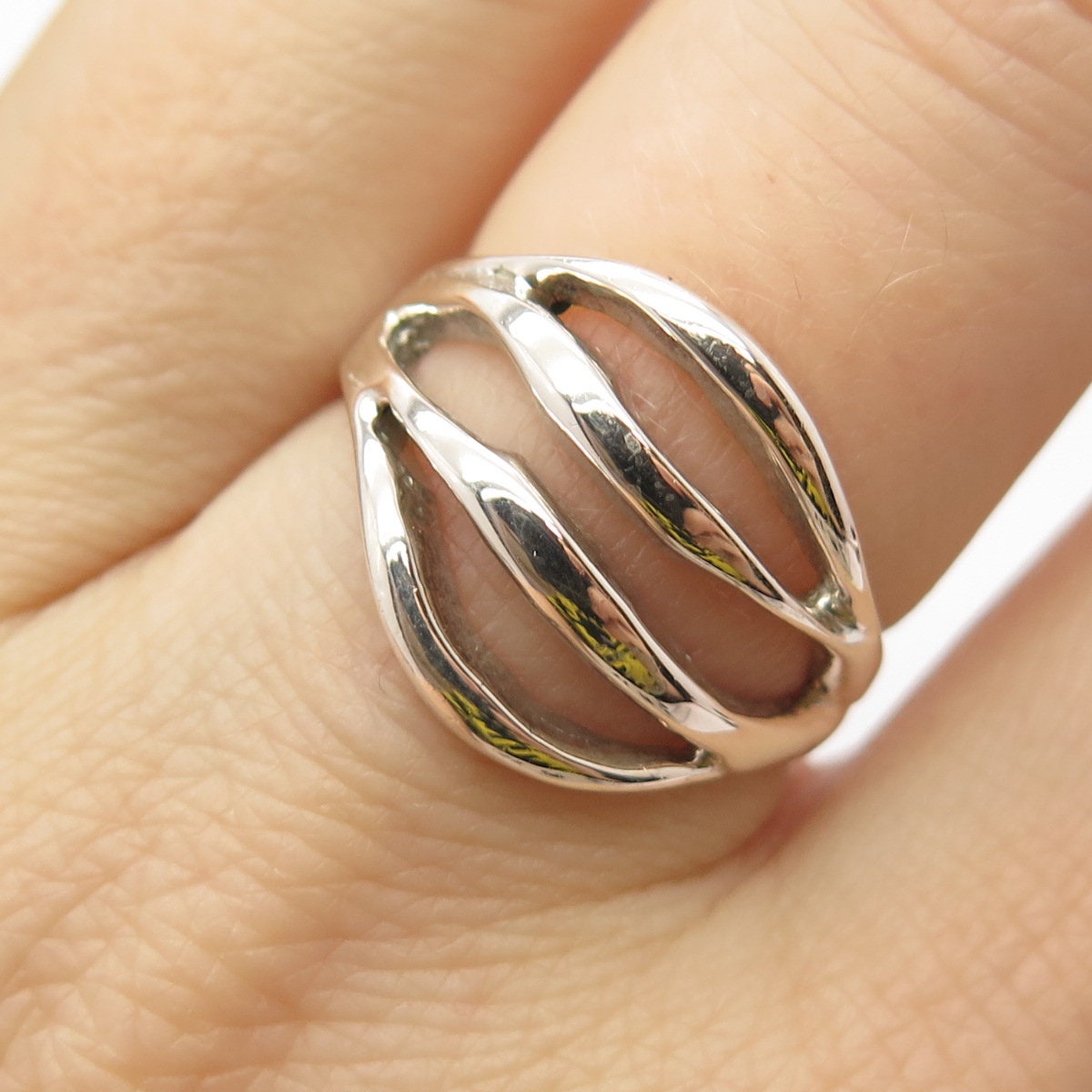 SILVER925 vintage ring まとめ売り6個 925 Sterling Silver Vintage Striped Ring Size 7.5 - Etsy
