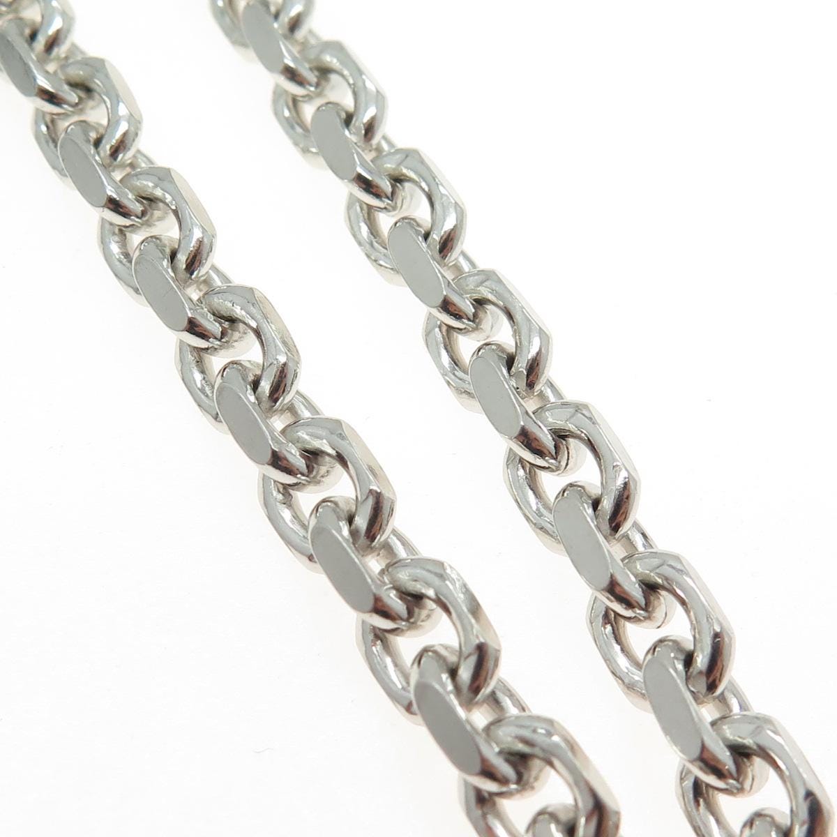 KARIZIA SPA KA 1772 925 Sterling Silver Italy Curb Link Bracelet