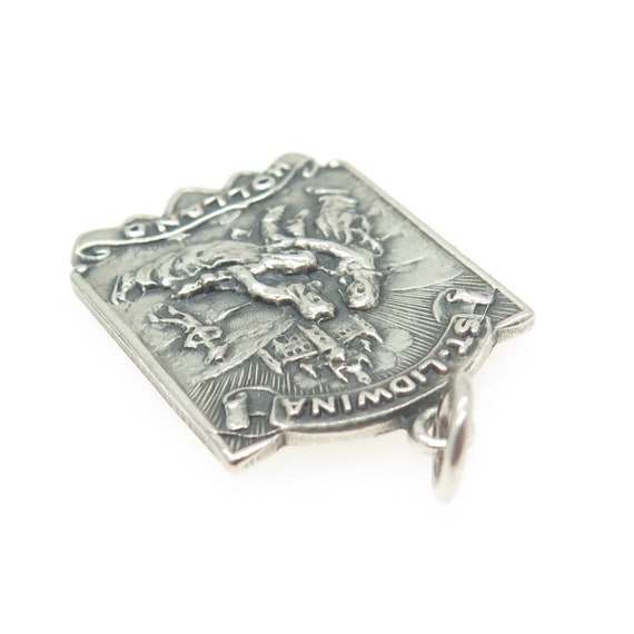 925 Sterling Silver Vintage Holland St. Lidwina R… - image 7