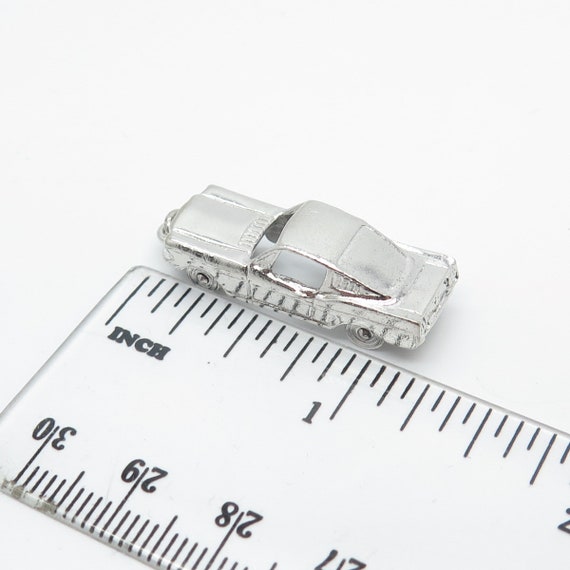 925 Sterling Silver Vintage Wells Retro Car Penda… - image 3