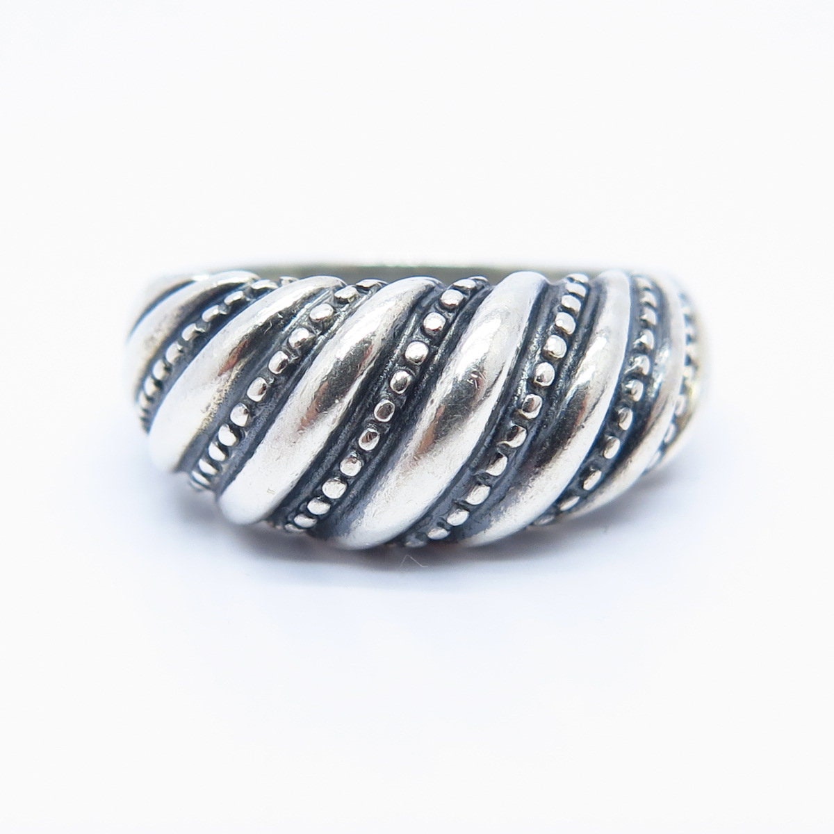 【Scaletto】[Silver925] BB04 Twisted Ring Buy MM6 Maison Margiela Twisted Ring 'Silver' - SM6UQ0061