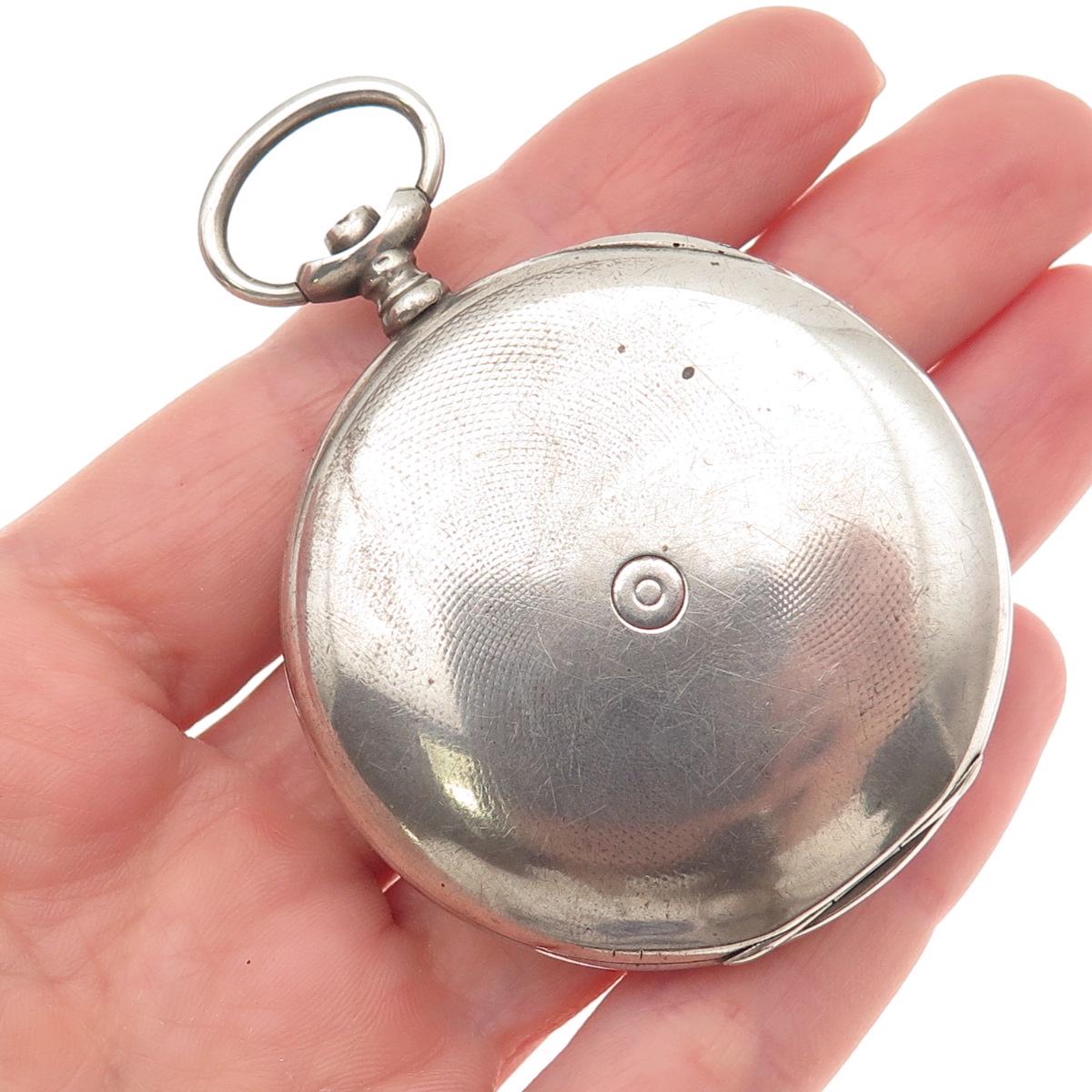 Longines 800 Silver Antique 1900s Grands Prix Pocket Watch
