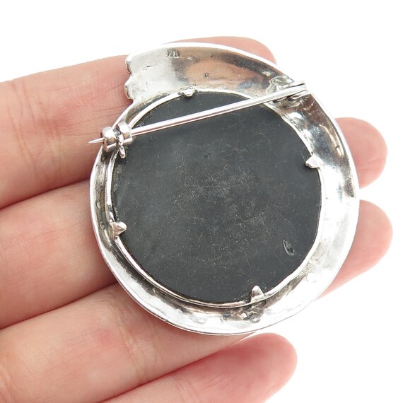 925 Sterling Silver Vintage Black Onyx and Marcas… - image 2