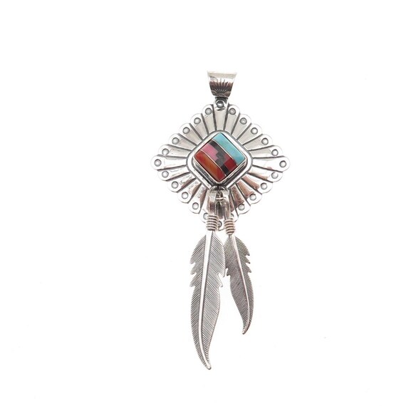 Quoc Turquoise Old Pawn 925 Sterling Silver Vinta… - image 5