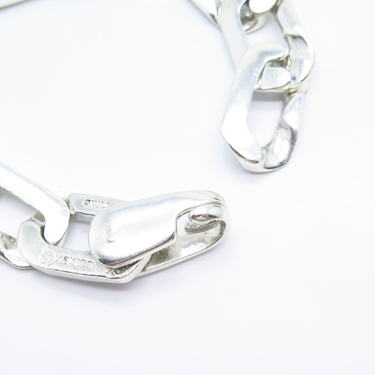 アクセサリー MEXICO SILVER 925 BRACELET Vintage Taxco Mexico .925 Sterling Silver Bracelet, Size 7.5