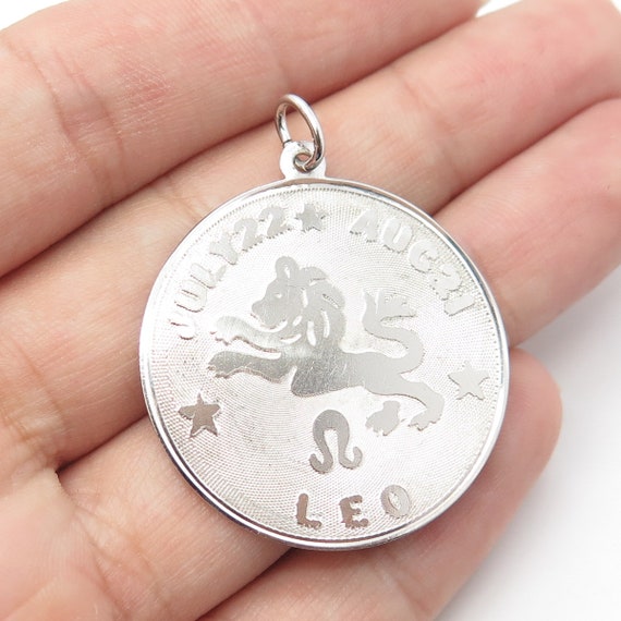 ELCO 925 Sterling Silver Vintage Leo Zodiac Sign … - image 1
