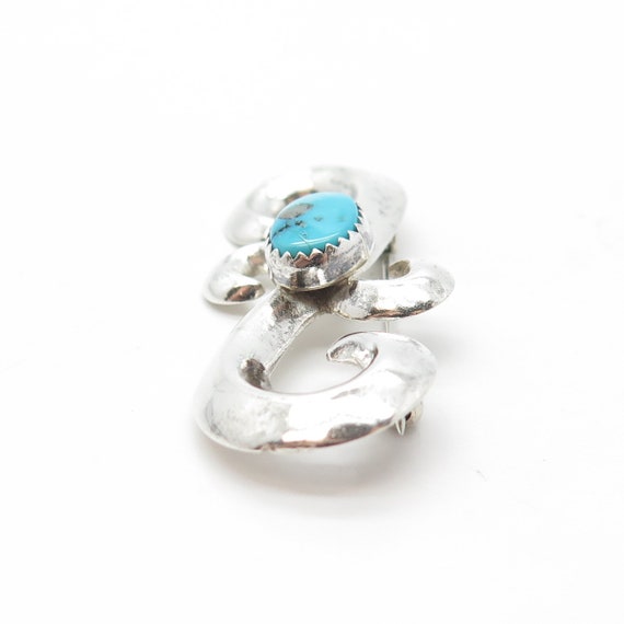 925 Sterling Silver Southwestern Real Turquoise G… - image 6