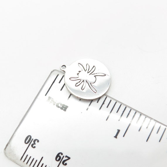 925 Sterling Silver USA Two In Town Spider Charm … - image 3