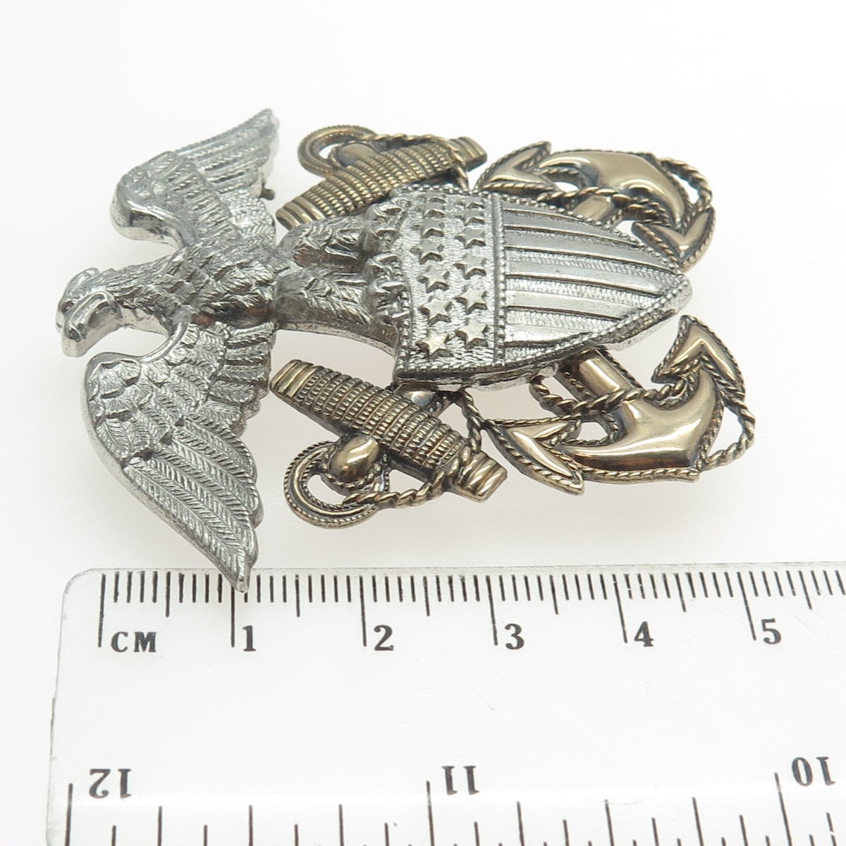 VIKING 925 Sterling Silver and 10K Gold Filled Antique WWII