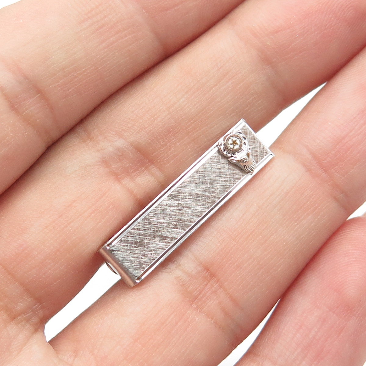 【予約】 ヴィンテージ US Anson ネクタイピン 抜き取ら STERLING アクセサリー