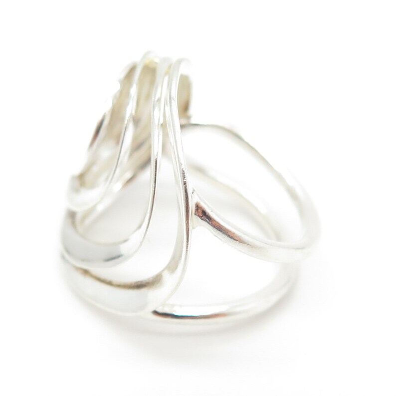 ROBERT LEE MORRIS 925 Sterling Silver Vintage Modernist Ring Size 7.25