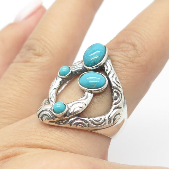 925 Sterling Silver Vintage Jay King Desert Rose … - image 2