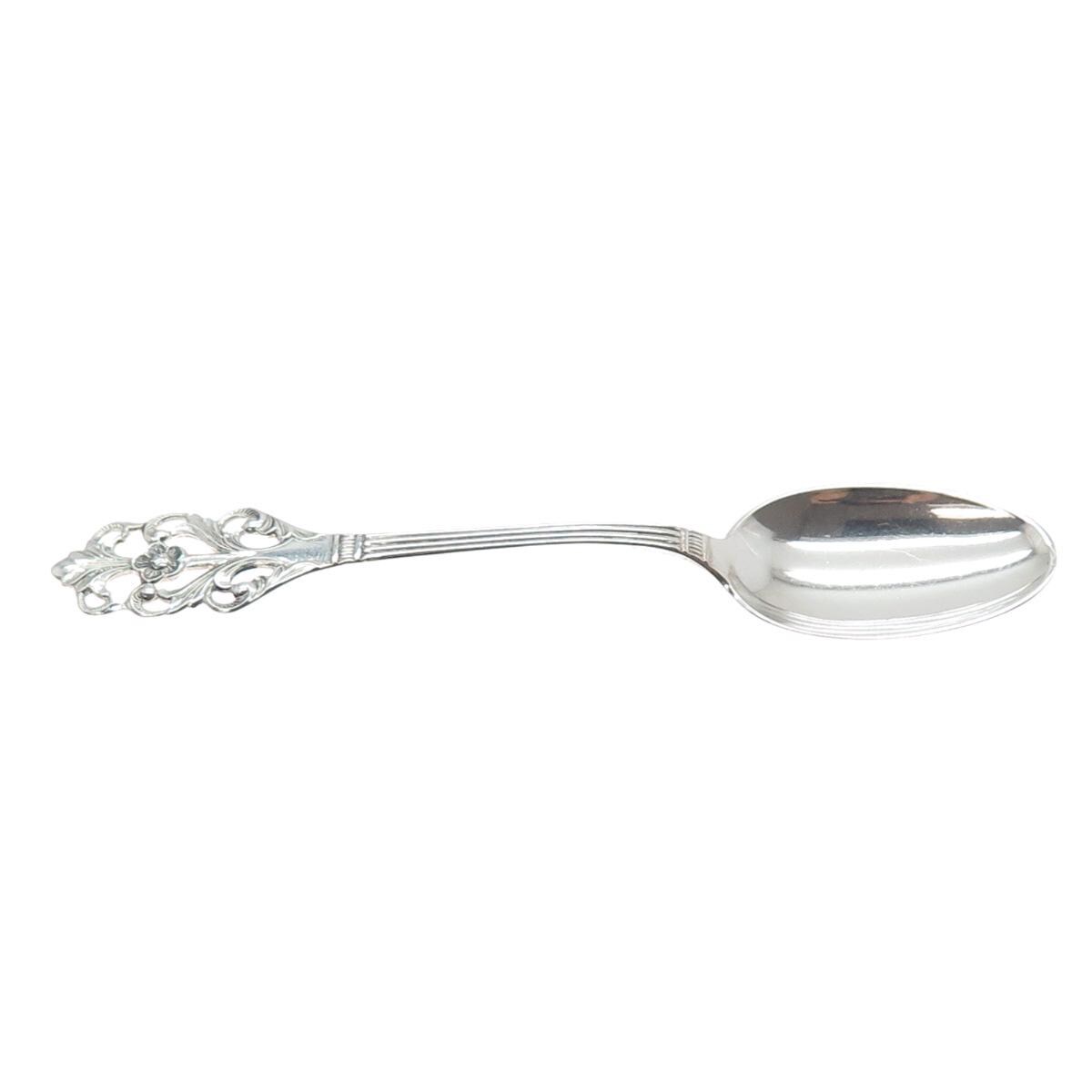 北欧ヴィンテージ Marthinsen 銀製スプーン5本セット THORVALD MARTHINSEN 830S Silver Vintage Norway Viking Flower