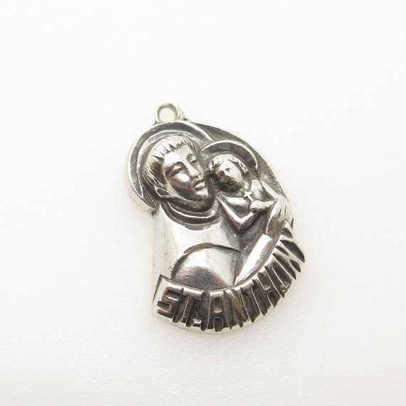 CREED 925 Sterling Silver Antique Art Deco St. An… - image 4