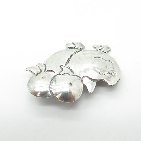 JAN LESLIE 925 Sterling Silver Vintage Ducky Hand… - image 6