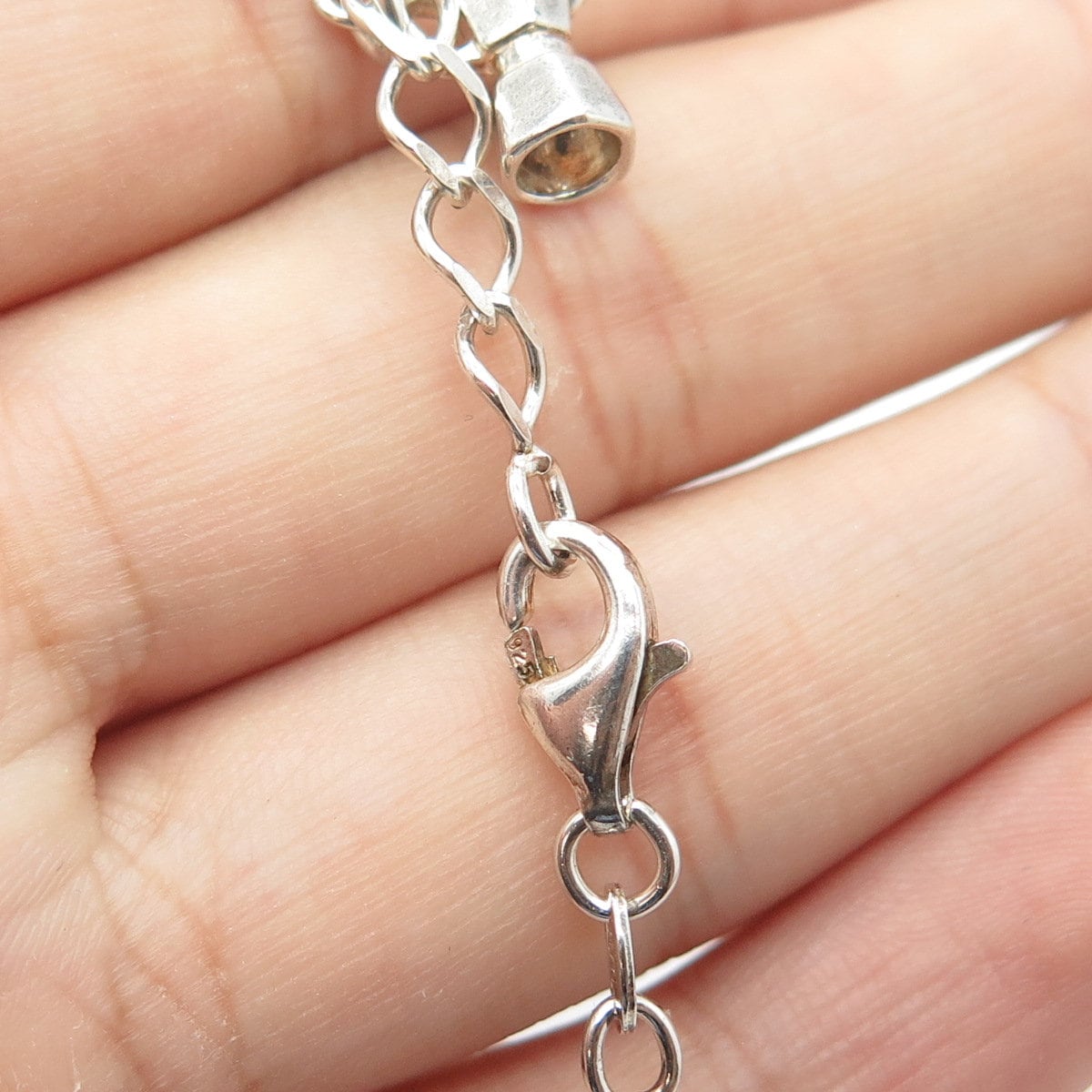 HAN 925 Sterling Silver Vintage Italy Home Accessories Curb Link