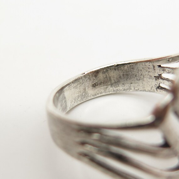 925 Sterling Silver Vintage Wavy Ring Size 7 - Etsy
