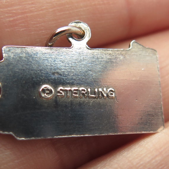 925 Sterling Silver Vintage Pennsylvania State Ma… - image 8