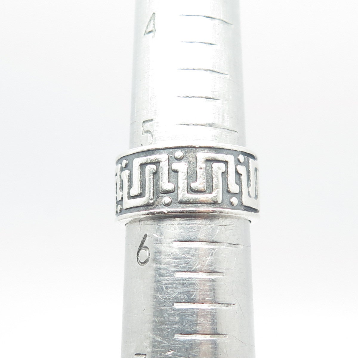 925 Sterling Silver Vintage Mexico Maze Band Ring Size 5.75 - Etsy