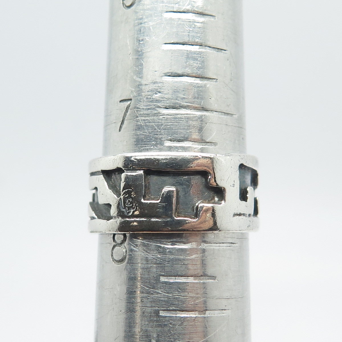 925 Sterling Silver Vintage Mexico Maze Band Ring Size 7.75 - Etsy