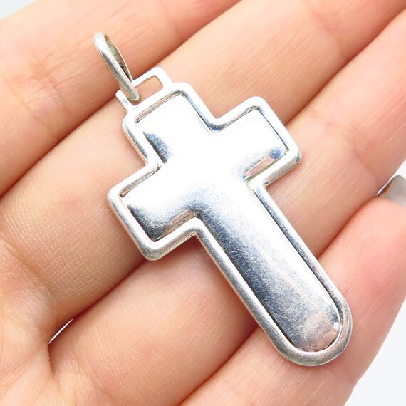 925 italy cross best sale necklace