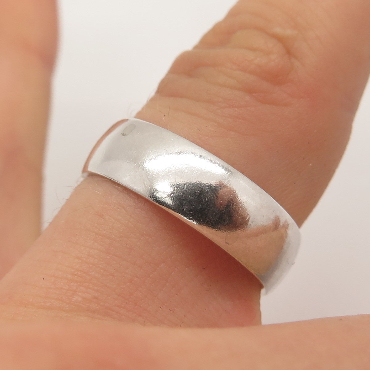 925 Sterling Silver Vintage Classic Band Ring Size 9.25 - Etsy 925 Sterling Silver Vintage Classic Band Ring Size 9.25 - Etsy