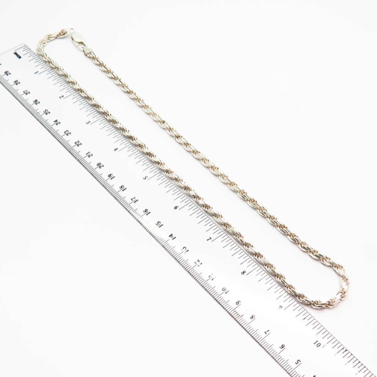 925 Sterling Silver Italy Classic Twisted Design Chain 925 Sterling Silver Italy Classic Twisted Design Chain