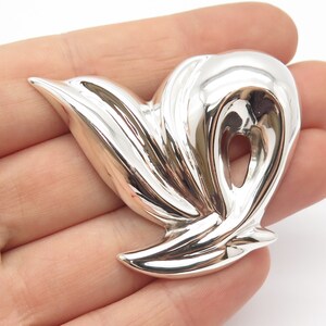 925 Sterling Silver Vintage Mexico Modernist Pin Brooch